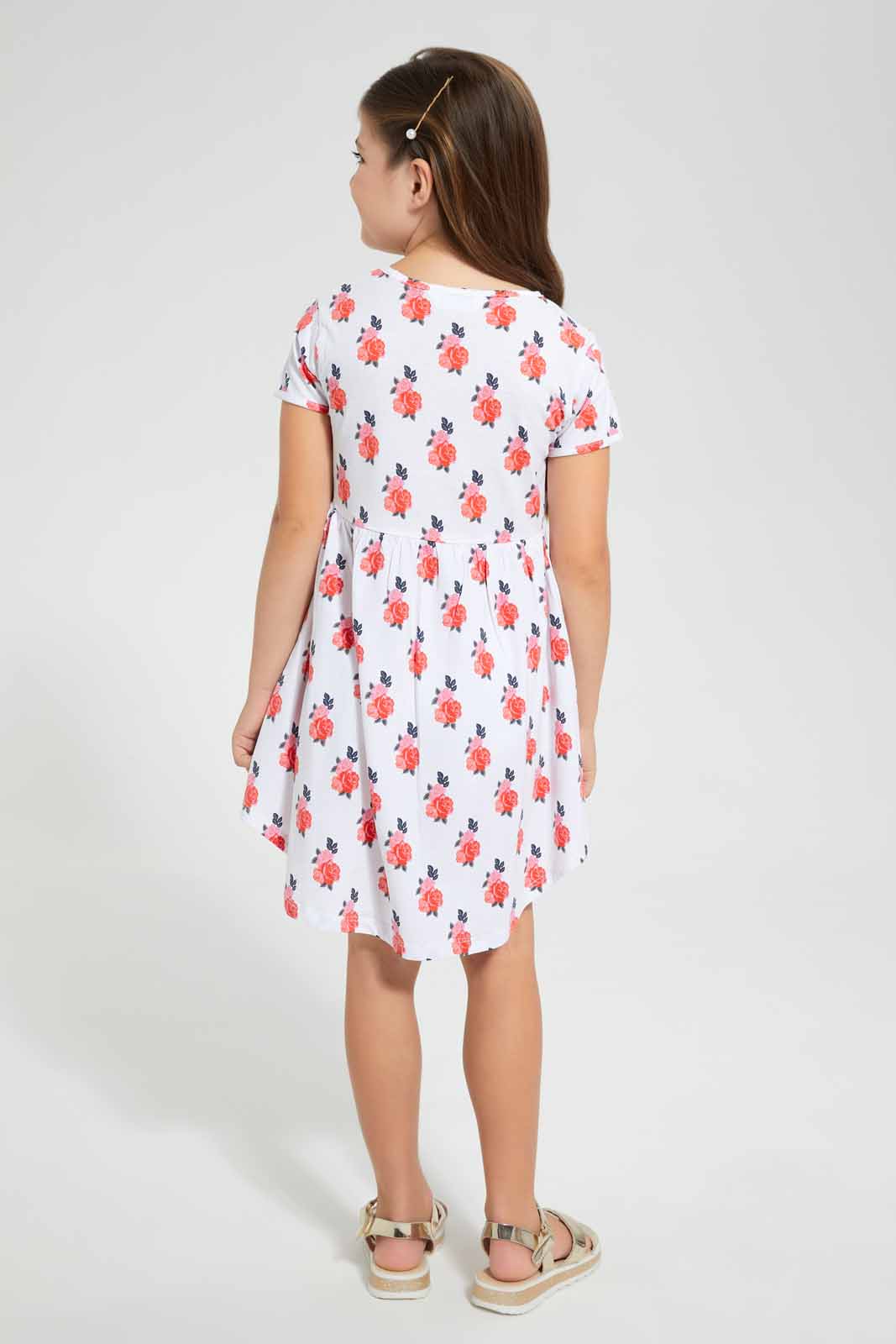 Redtag-Assorted-Knitted-2-Pack-Dress-Dresses-Girls-2 to 8 Years