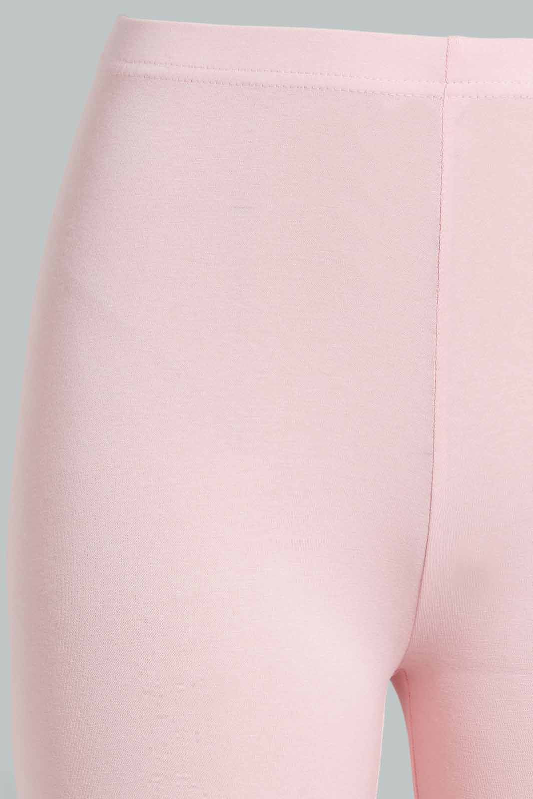 Redtag-Black/Pink-2Pcs-Pack-Cycling-Leggings-Leggings-Senior-Girls-9 to 14 Years