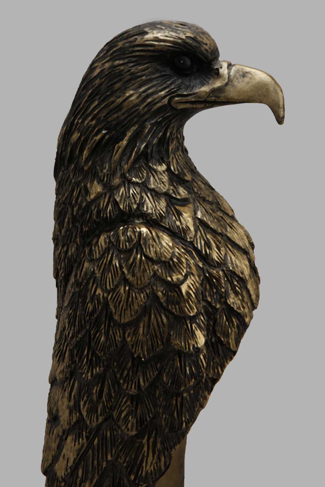 Redtag-Gold-Falcon-Artefact-Category:Artefact,-Colour:Gold,-Deals:New-In,-Filter:Home-Decor,-HMW-HOM-Decorative-Accessories,-New-In-HMW-HOM,-Non-Sale,-Section:Homewares,-W22O-Home-Decor-