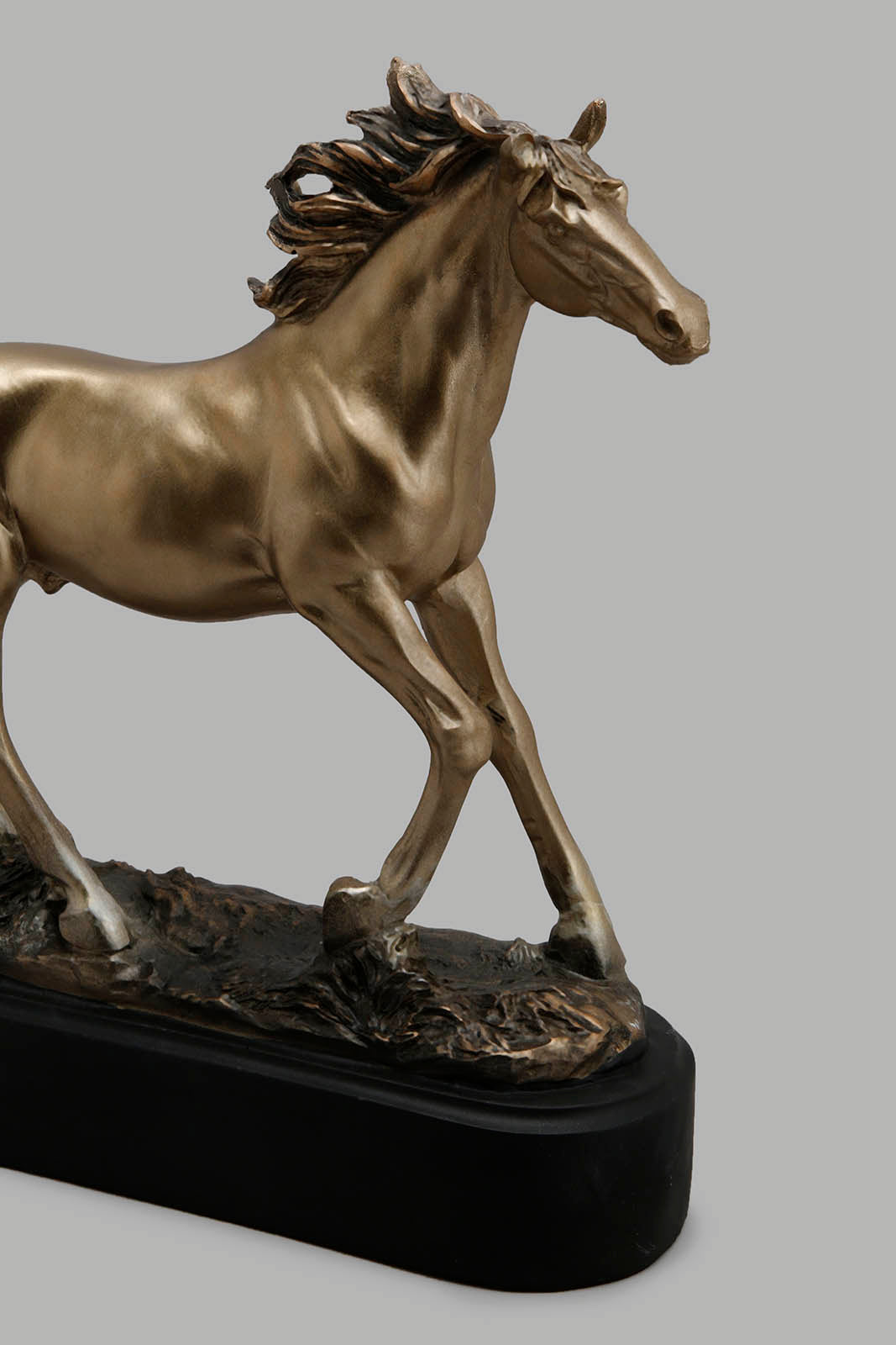 Redtag-Gold-Horse-Artefact-Category:Artefact,-Colour:Gold,-Deals:New-In,-Filter:Home-Decor,-HMW-HOM-Decorative-Accessories,-New-In-HMW-HOM,-Non-Sale,-Section:Homewares,-W22O-Home-Decor-