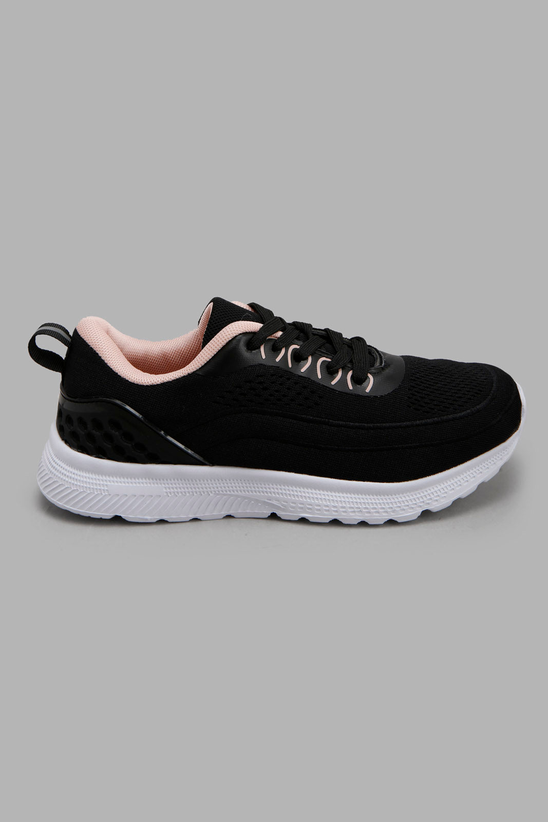 Redtag-Black-Lace-Up-Trainer-Category:Trainers,-Colour:Black,-Deals:New-In,-Filter:Girls-Footwear-(5-to-14-Yrs),-GSR-Trainers,-New-In-GSR-FOO,-Non-Sale,-Section:Girls-(0-to-14Yrs),-W22O-Senior-Girls-5 to 14 Years