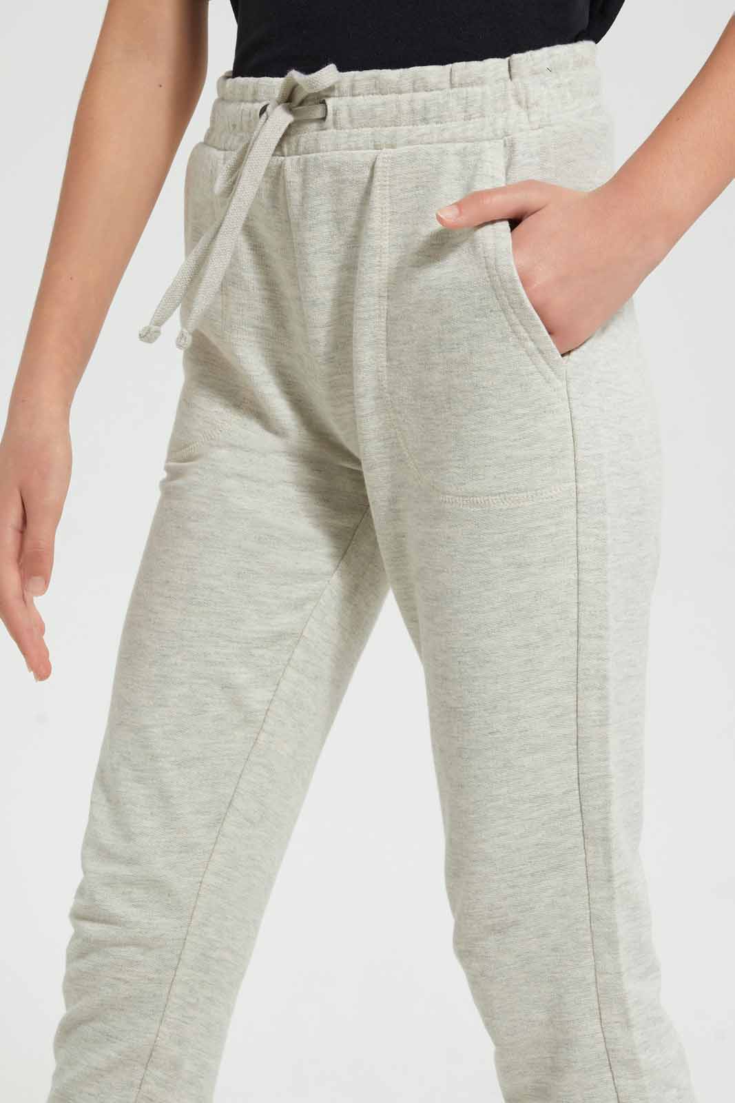 Redtag-Biege-Short-Joggers-Senior-Girls-9 to 14 Years