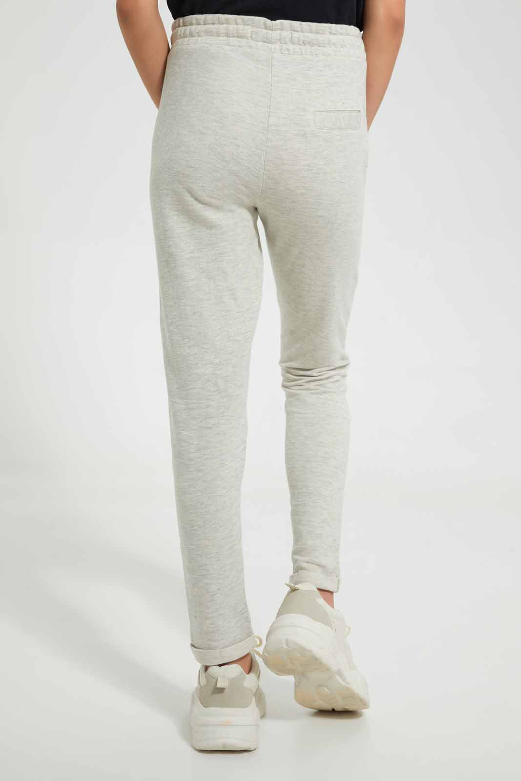 Redtag-Biege-Short-Joggers-Senior-Girls-9 to 14 Years