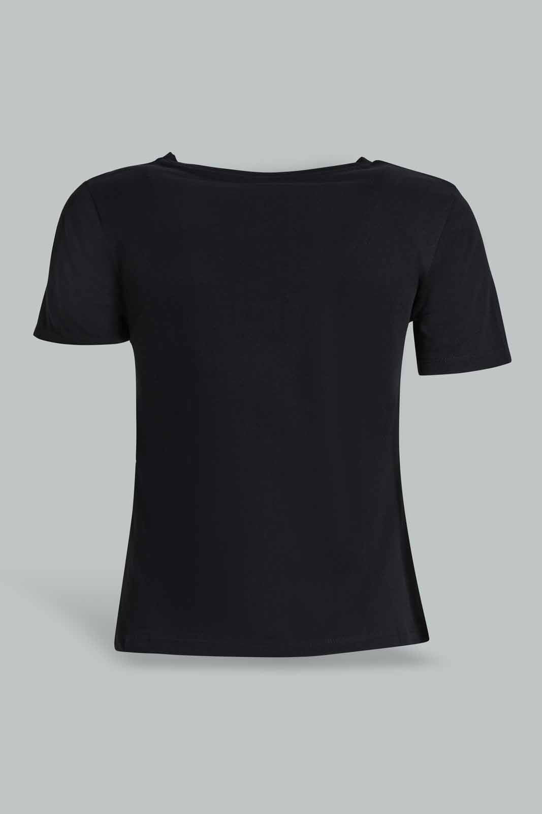 Redtag-Black-Queen-Grimhilde-Printed-T-Shirt-Graphic-T-Shirts-Women's-