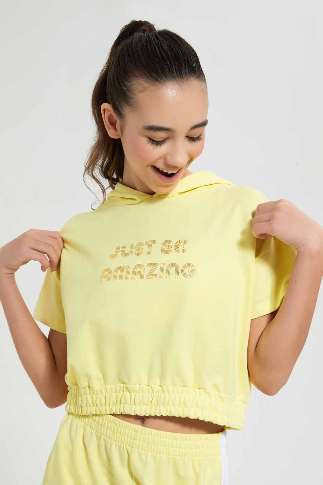 Yellow Active Jogger Set (2 Piece)