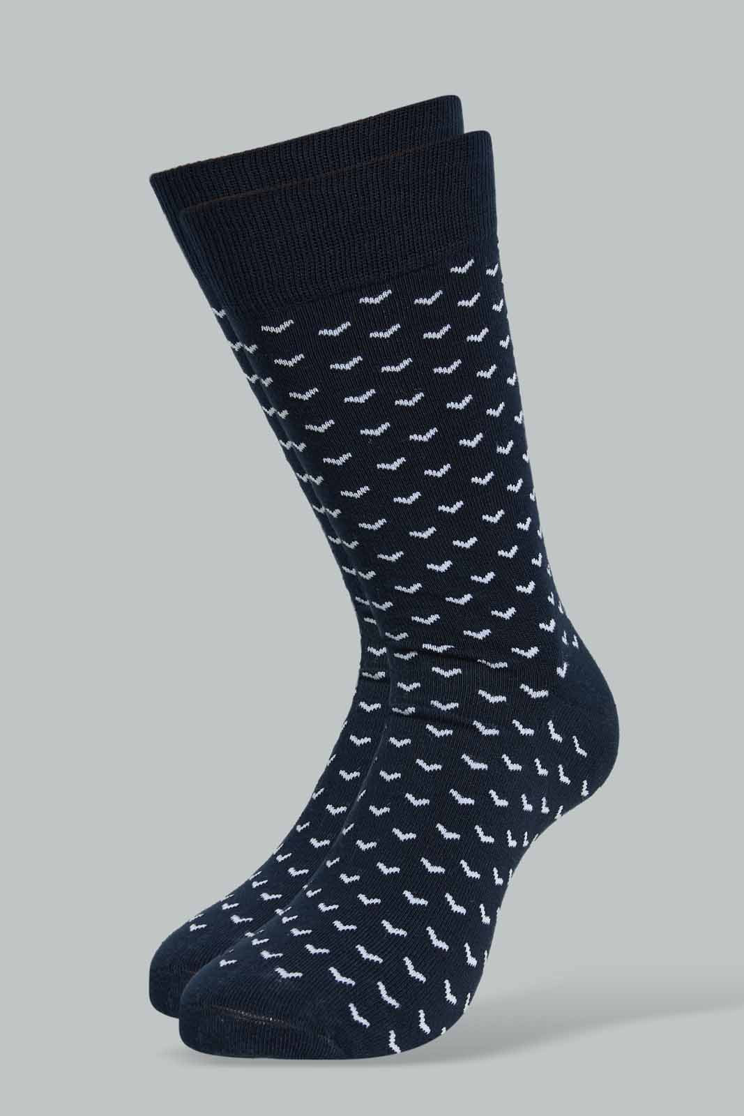 Redtag-Assorted-Men-Crew-Leg-Socks-Formal-Sports-Socks-Men's-