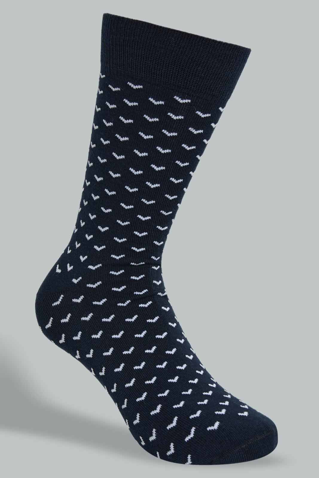 Redtag-Assorted-Men-Crew-Leg-Socks-Formal-Sports-Socks-Men's-