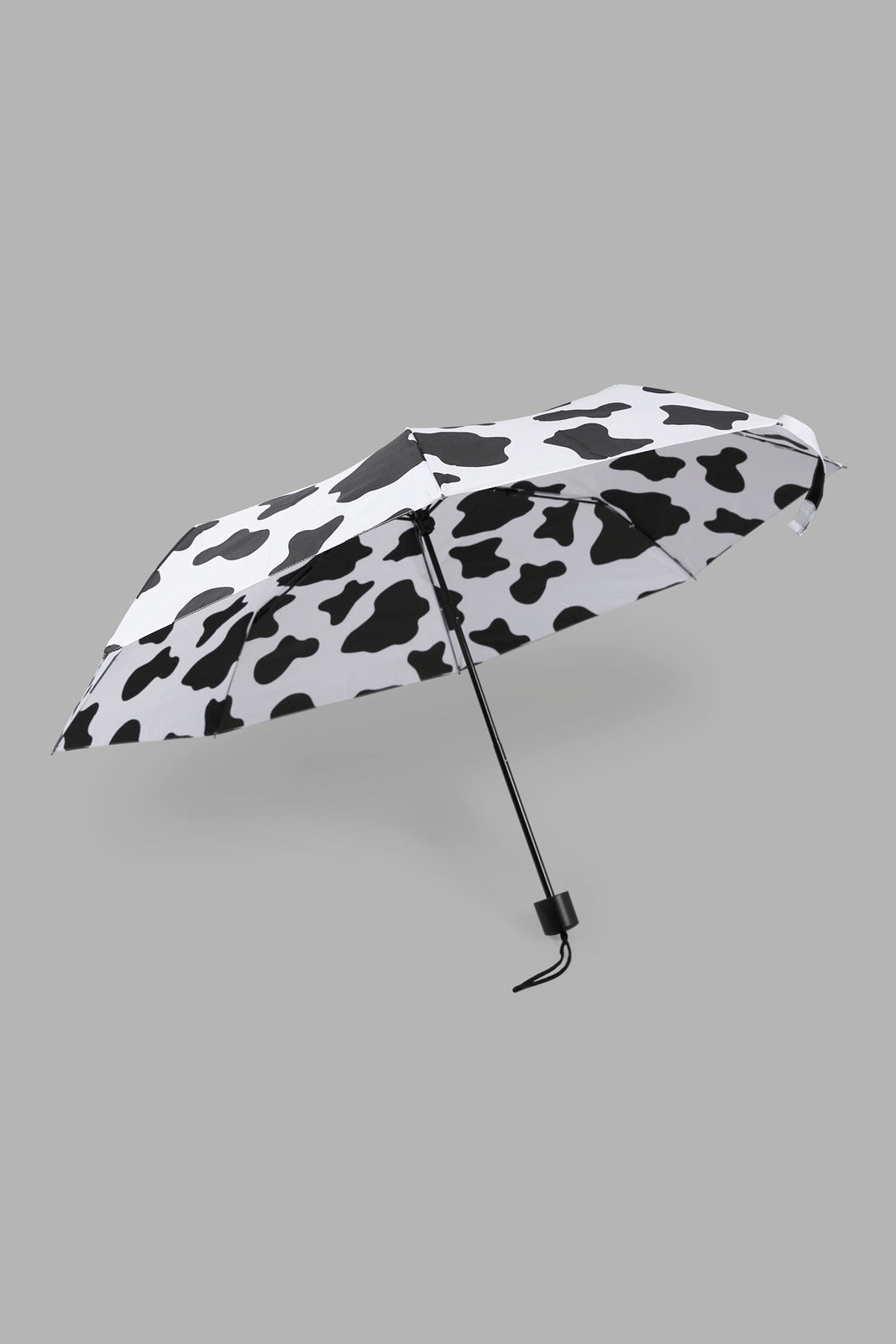 Redtag-Black/White-3-Fold-Umbrella-Category:Umbrellas,-Colour:Assorted,-Filter:Travel-Accessories,-IMP-Umbrellas,-New-In,-New-In-IMP-ACC,-Non-Sale,-Section:Travel,-W22O-Travel-Accessories-
