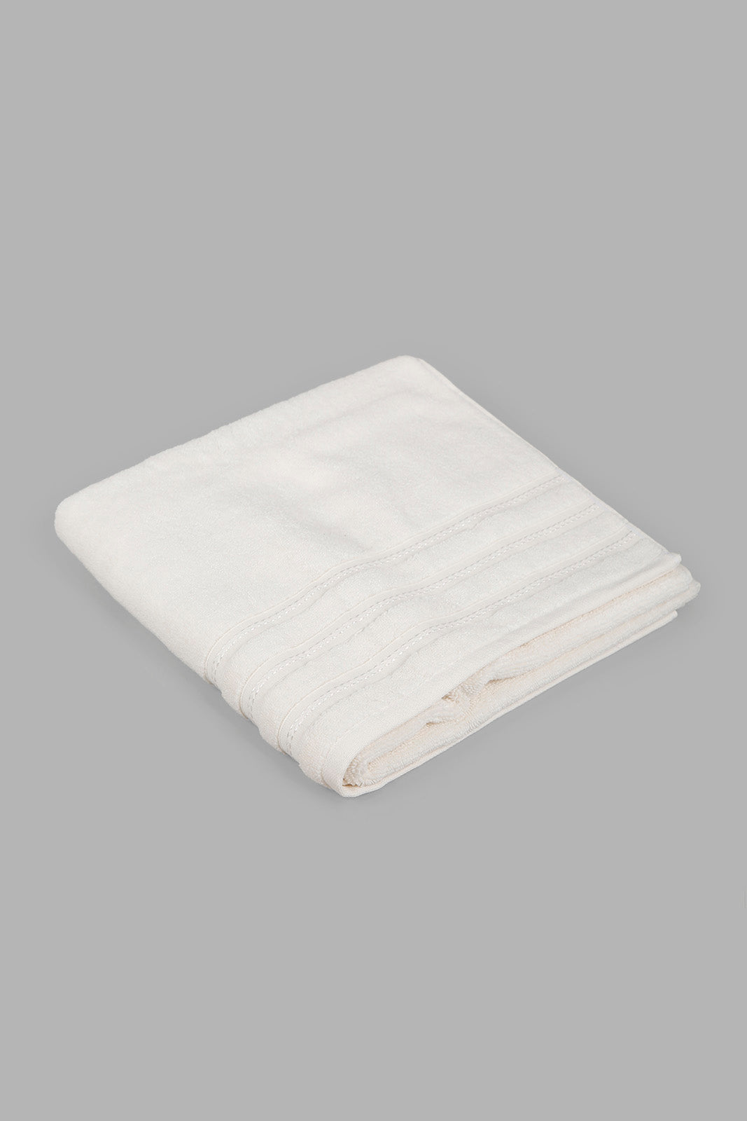 Redtag-Cream-Luxury-Cotton-Beach-Towel-Category:Towels,-Colour:Cream,-Deals:New-In,-Filter:Home-Bathroom,-HMW-BAC-Towels,-New-In-HMW-BAC,-Non-Sale,-Section:Homewares,-W22A-Home-Bathroom-