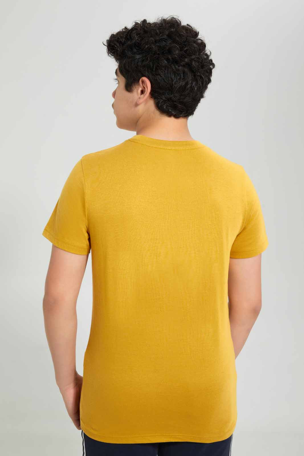 Redtag-Mustard-Skate-1983-Tee-Graphic-T-Shirts-Senior-Boys-9 to 14 Years