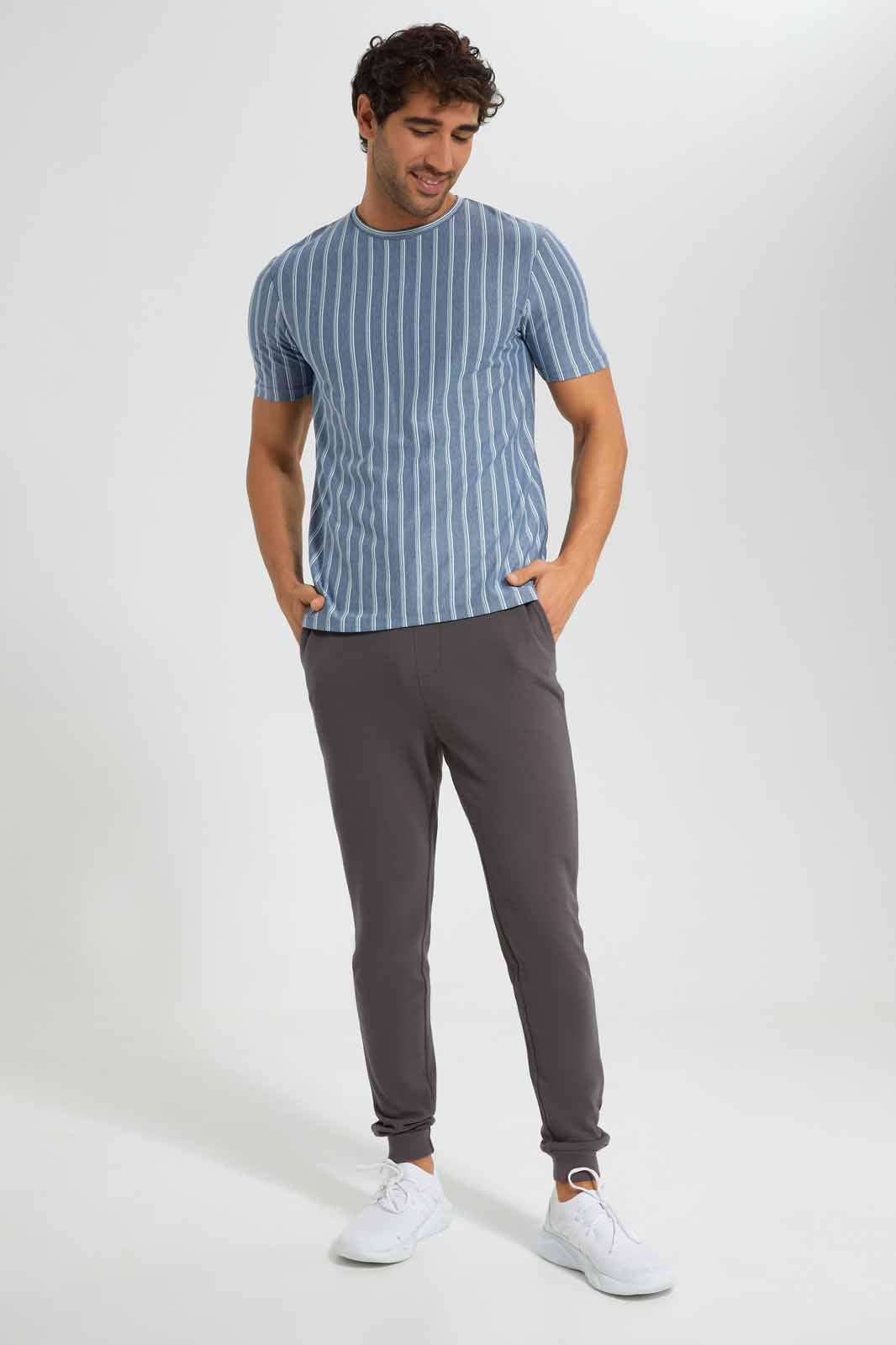 Redtag-Charcoal-Pique-Jog-Pant-Category:Joggers,-Colour:Charcoal,-Deals:New-In,-Filter:Men's-Clothing,-Men-Joggers,-New-In-Men,-Non-Sale,-S22D,-Section:Men,-TBL-Men's-