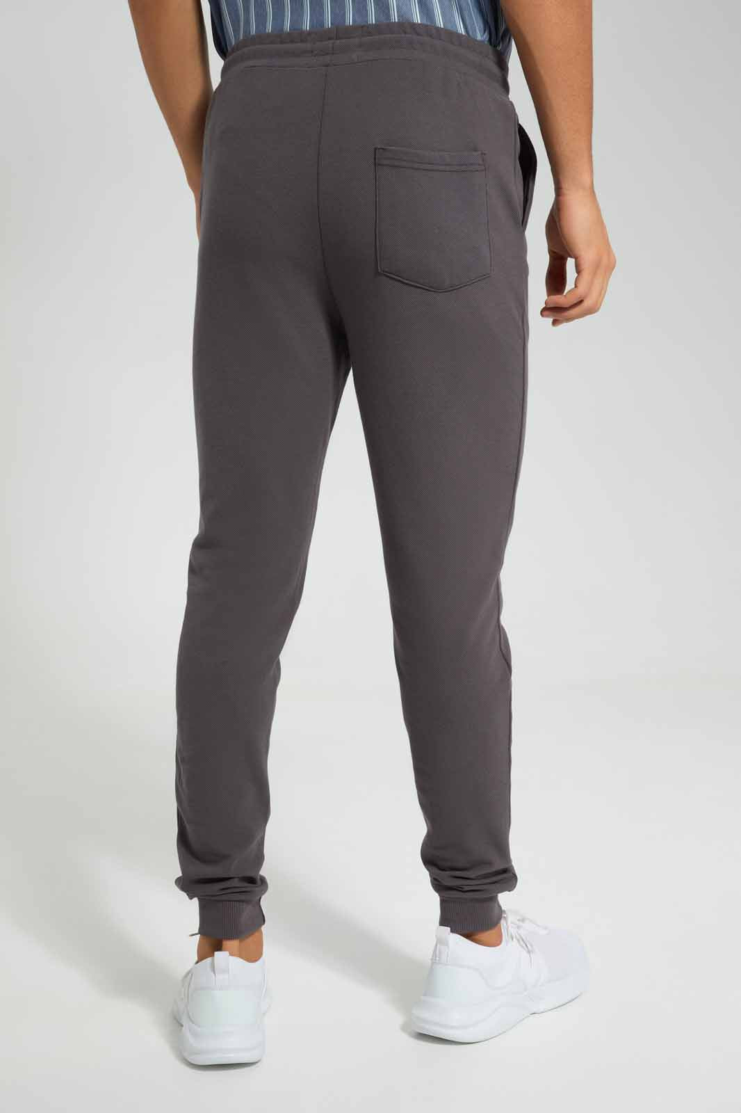 Redtag-Charcoal-Pique-Jog-Pant-Category:Joggers,-Colour:Charcoal,-Deals:New-In,-Filter:Men's-Clothing,-Men-Joggers,-New-In-Men,-Non-Sale,-S22D,-Section:Men,-TBL-Men's-