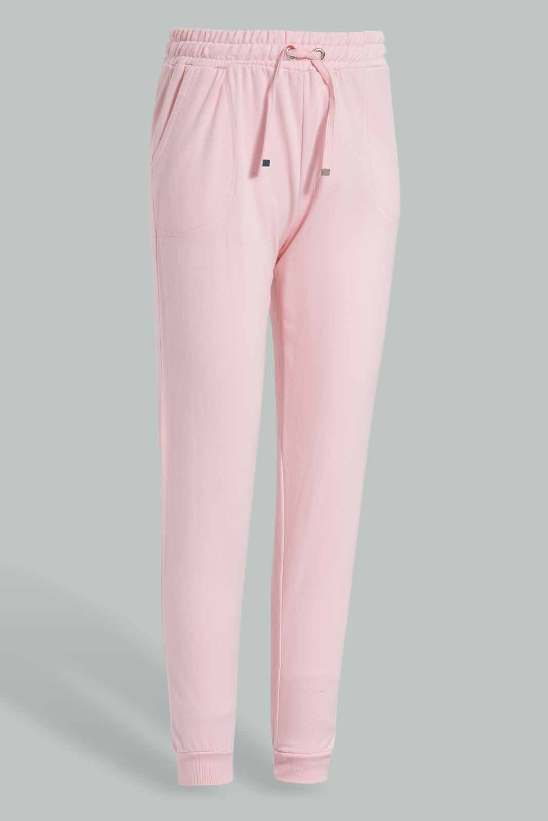 Redtag-Pale-Pink-Basic-Track-Pant-Category:Joggers,-Colour:Pink,-Deals:New-In,-Filter:Senior-Girls-(8-to-14-Yrs),-GSR-Joggers,-New-In-GSR,-Non-Sale,-S22D,-Section:Kidswear,-TBL-Senior-Girls-