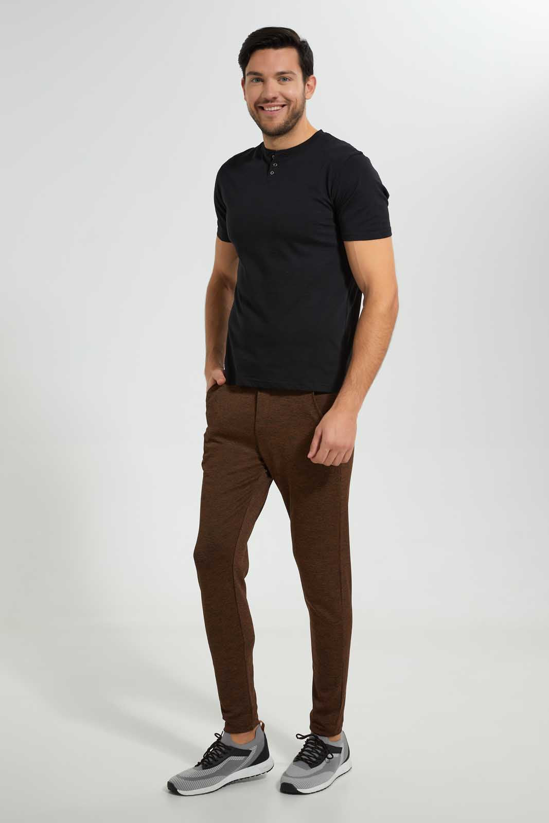 Brown Track Pant