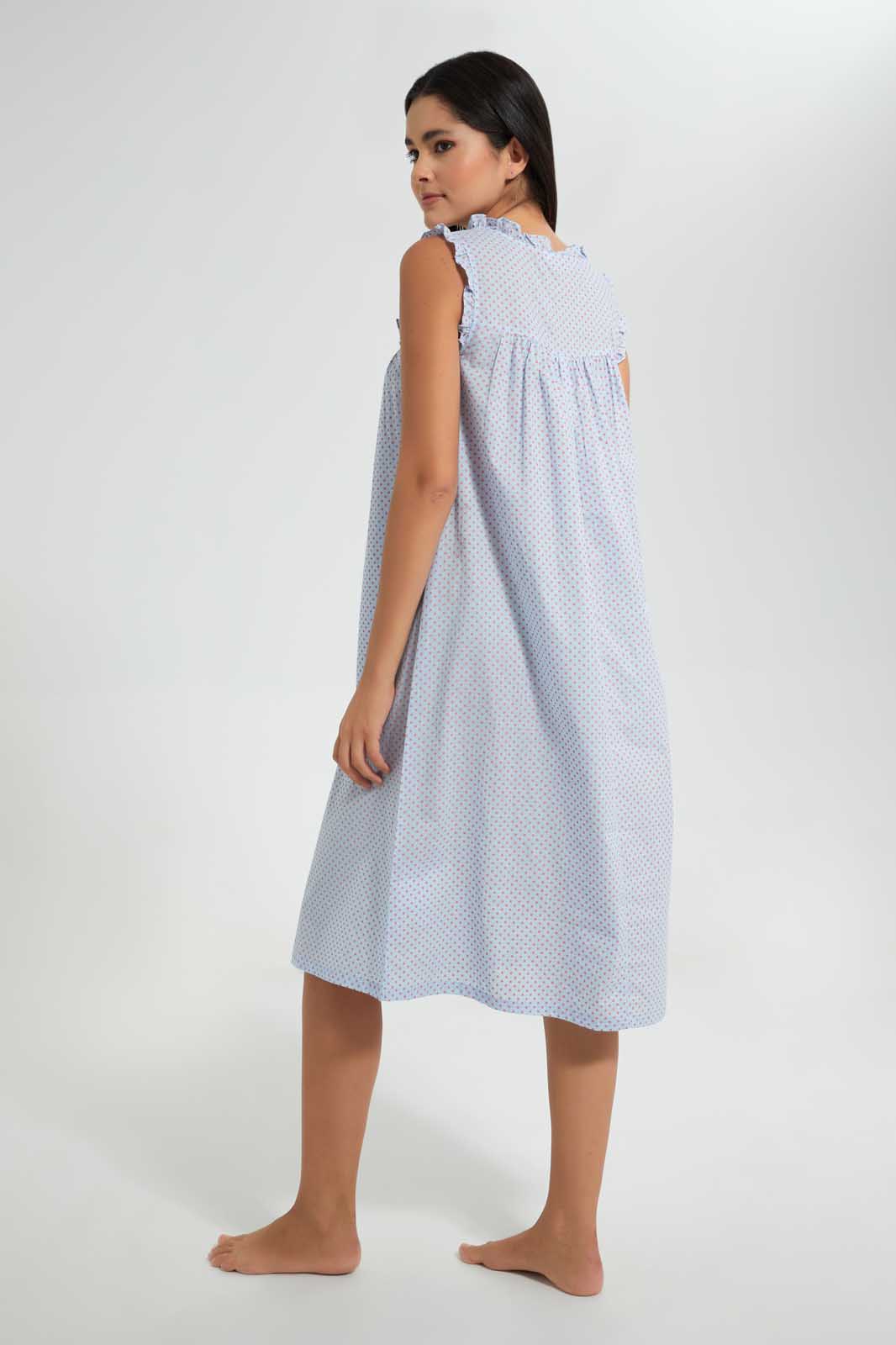 Redtag-Assorted-Printed-Nightgown-Nightgowns-Women's-