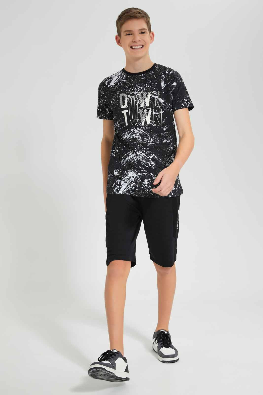 Redtag-Navy-Plain-Active-Short-BSR-Shorts,-Category:Shorts,-Colour:Navy,-Deals:New-In,-Filter:Senior-Boys-(9-to-14-Yrs),-New-In-BSR-APL,-Non-Sale,-S22D,-Section:Boys-(0-to-14Yrs)-Senior-Boys-9 to 14 Years