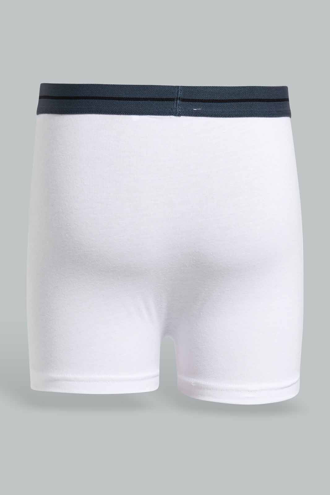 Redtag-White/Black/Grey-Mel-3-Pcs-Pack-Boxer-Shorts-365,-BSR-Boxers,-Category:Boxers,-Colour:Assorted,-Deals:New-In,-Filter:Senior-Boys-(9-to-14-Yrs),-New-In-BSR-APL,-Non-Sale,-Section:Boys-(0-to-14Yrs)-Senior-Boys-9 to 14 Years