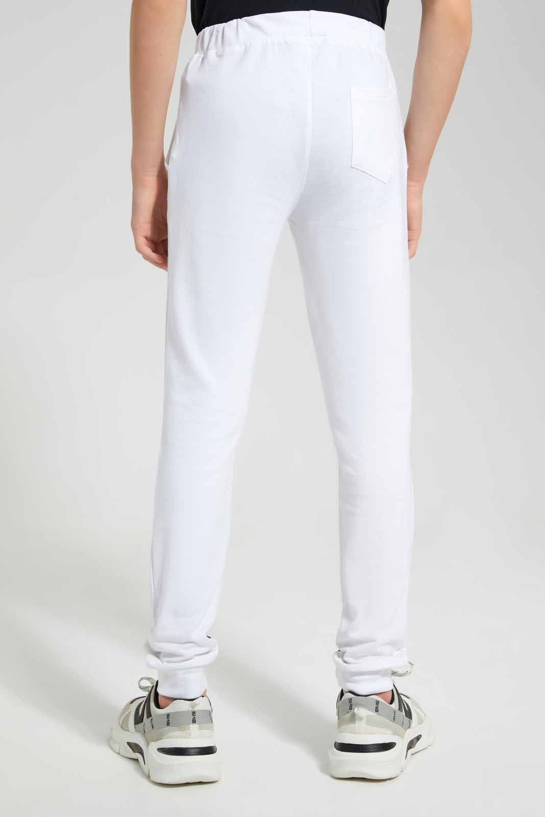 Redtag-White-Batman-Jogger-BSR-Joggers,-Category:Joggers,-CHR,-Colour:White,-Deals:New-In,-Filter:Senior-Boys-(9-to-14-Yrs),-New-In-BSR-APL,-Non-Sale,-S22D,-Section:Boys-(0-to-14Yrs)-Senior-Boys-9 to 14 Years