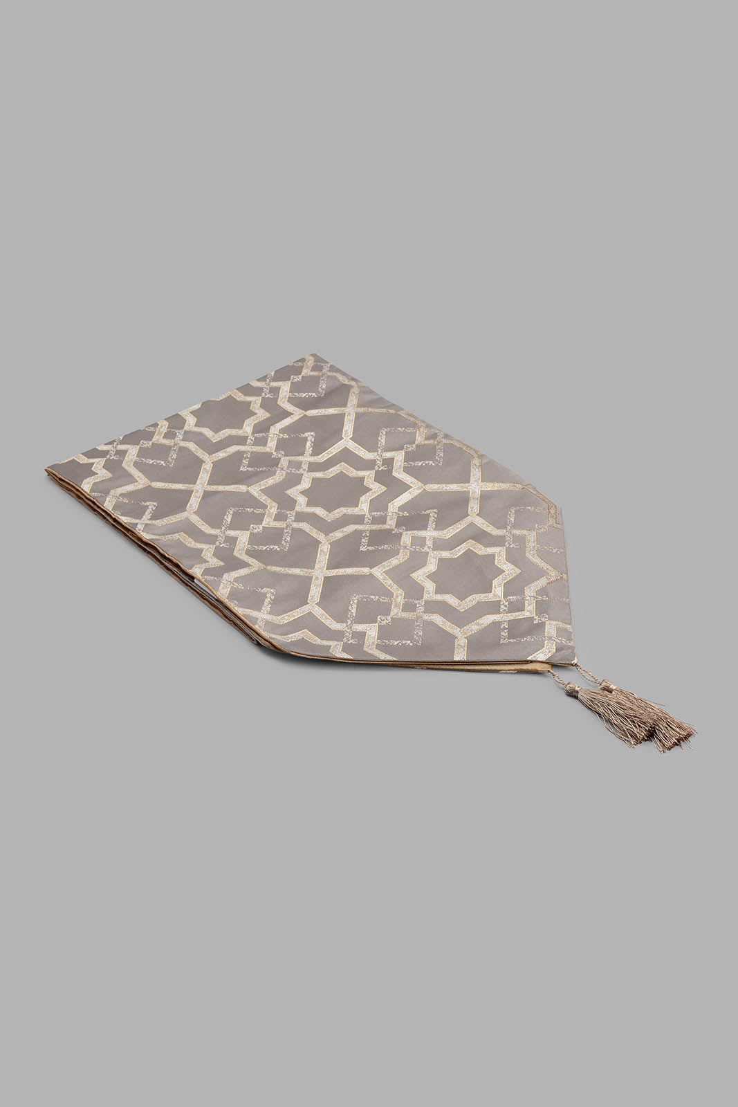 Gold And Beige Table Runner