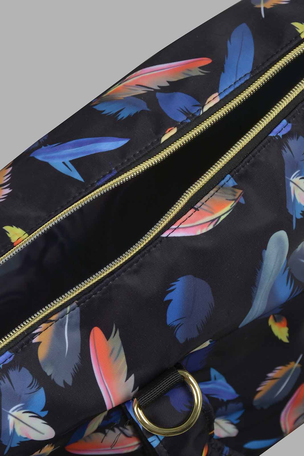 Redtag-Feather-Prints-Duffel-Bag-Category:Bags,-Colour:Assorted,-Filter:Travel-Accessories,-LUG-Bags,-New-In,-New-In-LUG-ACC,-Non-Sale,-Section:Travel,-W22O-Travel-Accessories-