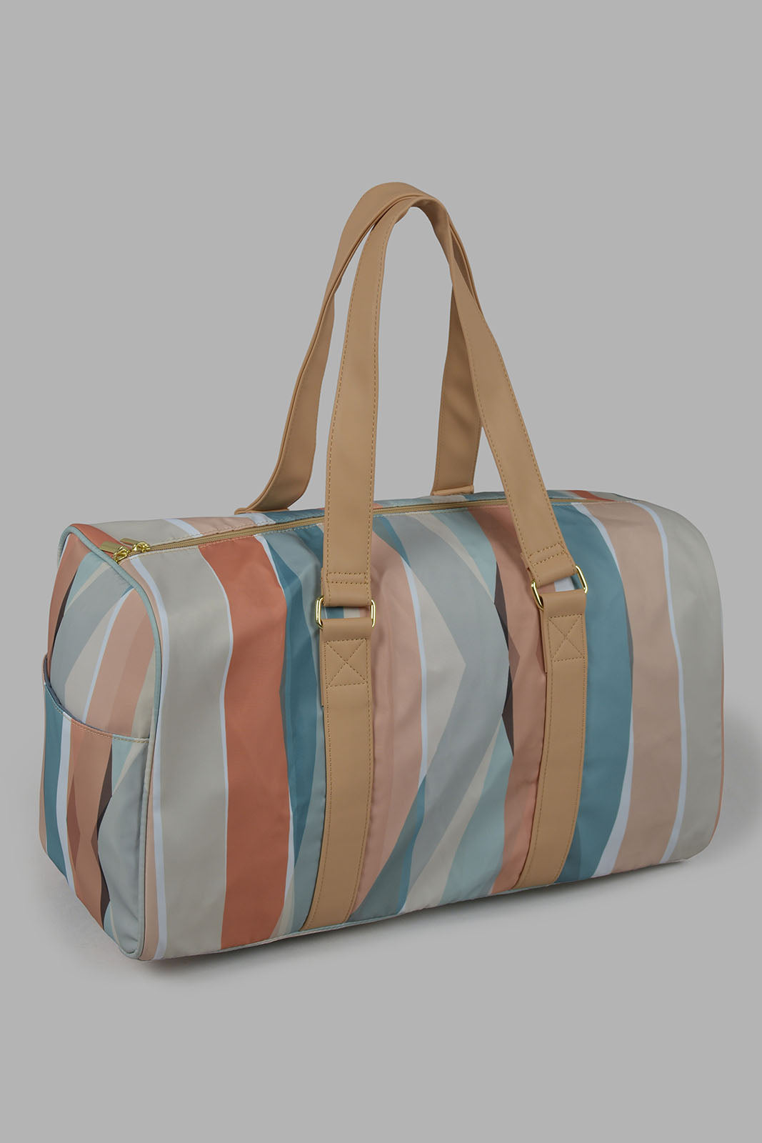 Redtag-Brown-Colour-Duffel-Bag-Category:Bags,-Colour:Brown,-Filter:Travel-Accessories,-LUG-Bags,-New-In,-New-In-LUG-ACC,-Non-Sale,-Section:Travel,-W22O-Travel-Accessories-