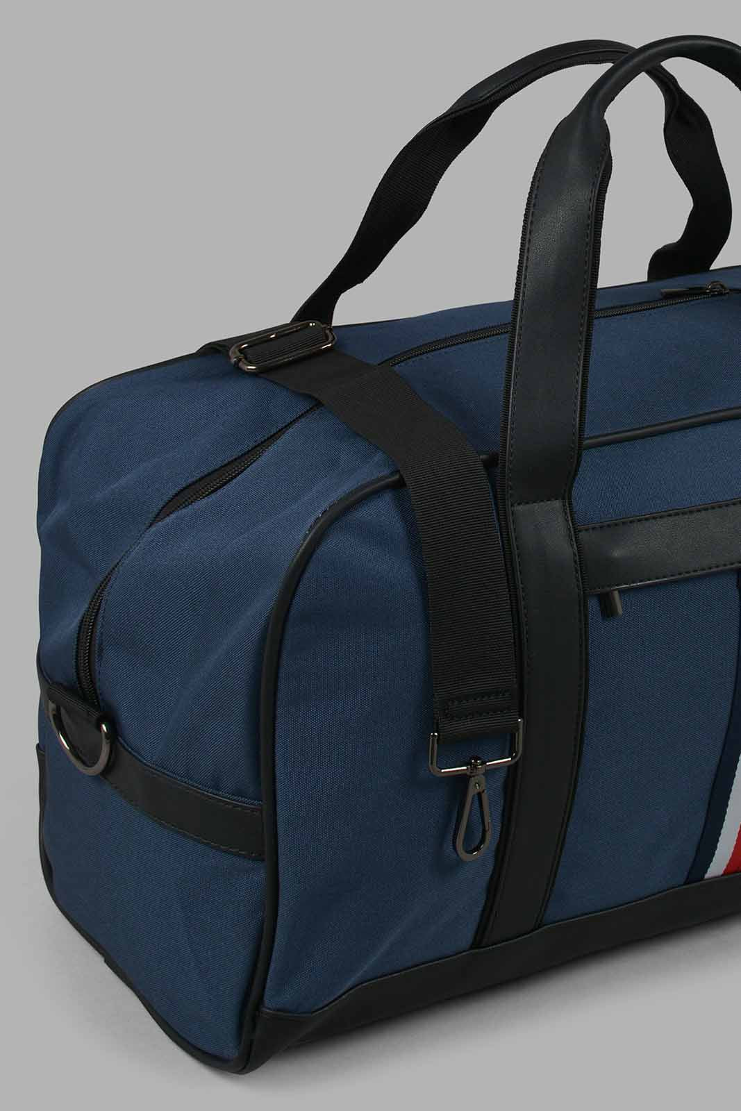 Redtag-Blue-Solid-Duffel-Bag-Category:Bags,-Colour:Blue,-Filter:Travel-Accessories,-LUG-Bags,-New-In,-New-In-LUG-ACC,-Non-Sale,-Section:Travel,-W22O-Travel-Accessories-