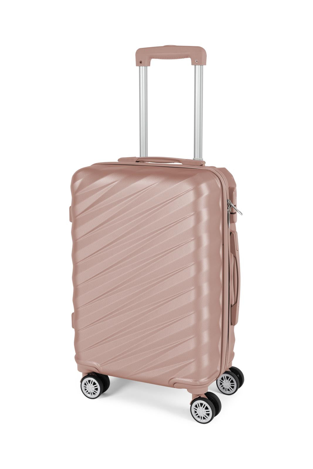 Redtag-Gold-Color-Hard-Abs-Trolley-Lugage-(20-Inch)-Category:Luggage-Trolleys,-Colour:Gold,-Deals:New-In,-Dept:Home,-Filter:Travel-Accessories,-LUG-Luggage-Trolleys,-New-In-LUG-ACC,-Non-Sale,-Section:Homewares,-W22O-Travel-Accessories-