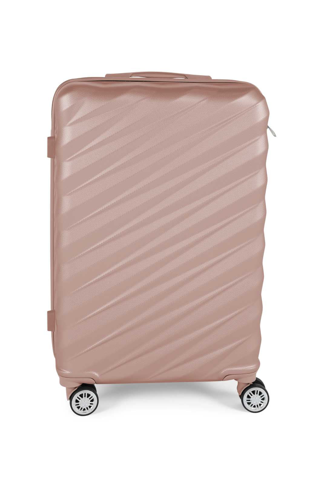 Redtag-Gold-Color-Hard-Abs-Trolley-Lugage-(24-Inch)-Category:Luggage-Trolleys,-Colour:Gold,-Deals:New-In,-Dept:Home,-Filter:Travel-Accessories,-LUG-Luggage-Trolleys,-New-In-LUG-ACC,-Non-Sale,-Section:Homewares,-W22O-Travel-Accessories-