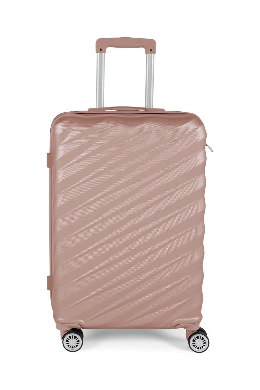 Redtag-Gold-Color-Hard-Abs-Trolley-Lugage-(24-Inch)-Category:Luggage-Trolleys,-Colour:Gold,-Deals:New-In,-Dept:Home,-Filter:Travel-Accessories,-LUG-Luggage-Trolleys,-New-In-LUG-ACC,-Non-Sale,-Section:Homewares,-W22O-Travel-Accessories-