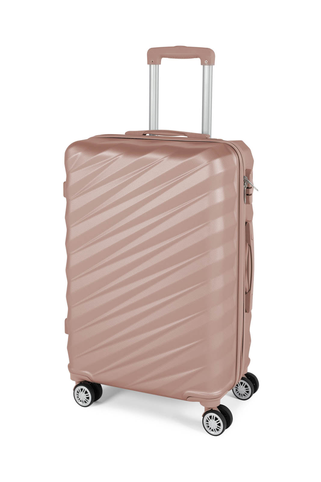 Redtag-Gold-Color-Hard-Abs-Trolley-Lugage-(24-Inch)-Category:Luggage-Trolleys,-Colour:Gold,-Deals:New-In,-Dept:Home,-Filter:Travel-Accessories,-LUG-Luggage-Trolleys,-New-In-LUG-ACC,-Non-Sale,-Section:Homewares,-W22O-Travel-Accessories-