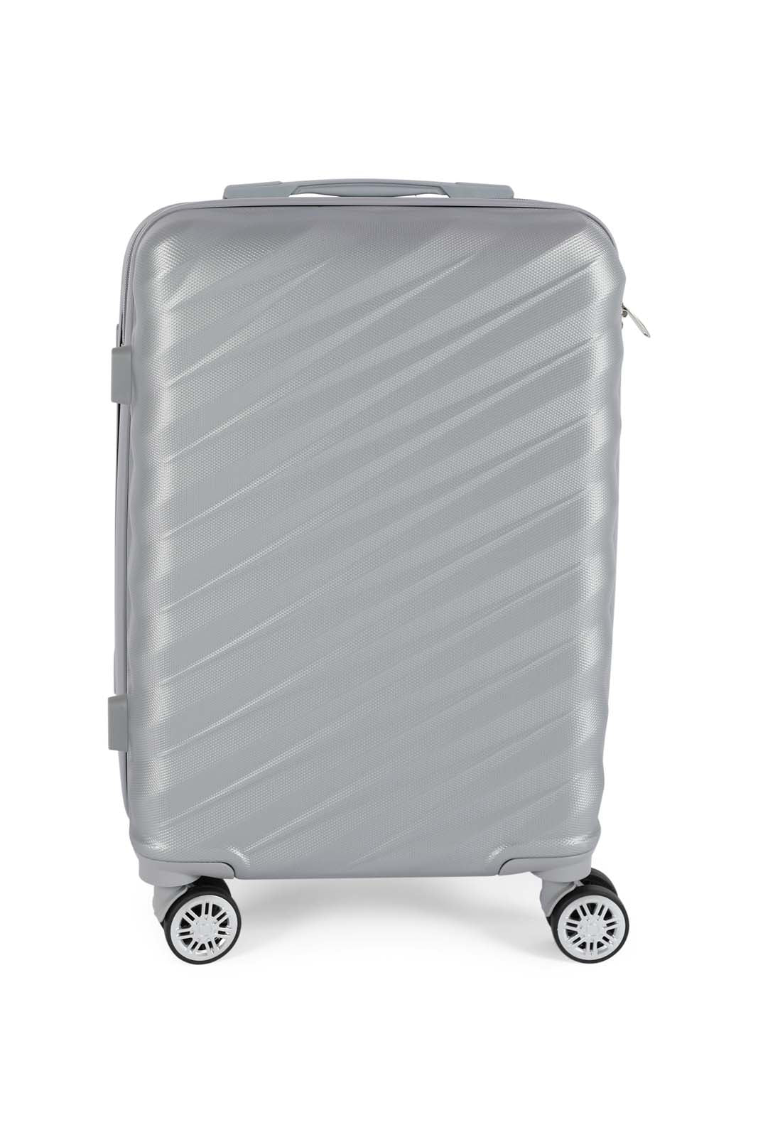 Redtag-Silver-Color-Hard-Abs-Trolley-Lugage-(20-Inch)-Category:Luggage-Trolleys,-Colour:Silver,-Deals:New-In,-Dept:Home,-Filter:Travel-Accessories,-LUG-Luggage-Trolleys,-New-In-LUG-ACC,-Non-Sale,-Section:Homewares,-W22O-Travel-Accessories-