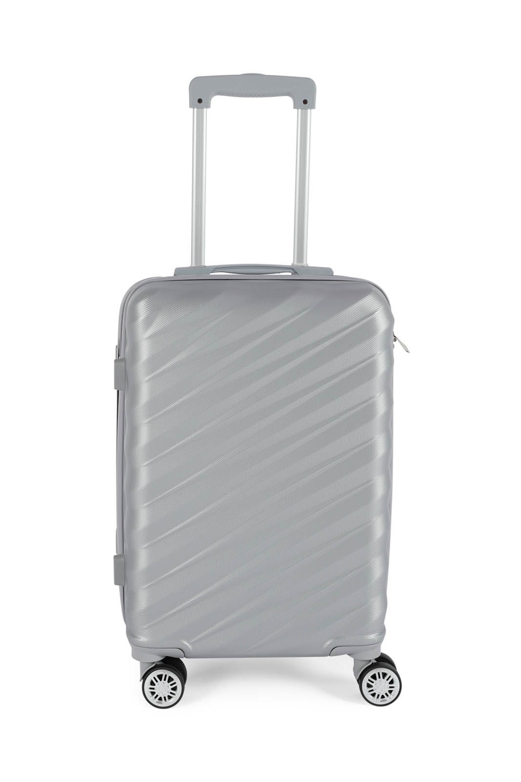 Redtag-Silver-Color-Hard-Abs-Trolley-Lugage-(20-Inch)-Category:Luggage-Trolleys,-Colour:Silver,-Deals:New-In,-Dept:Home,-Filter:Travel-Accessories,-LUG-Luggage-Trolleys,-New-In-LUG-ACC,-Non-Sale,-Section:Homewares,-W22O-Travel-Accessories-