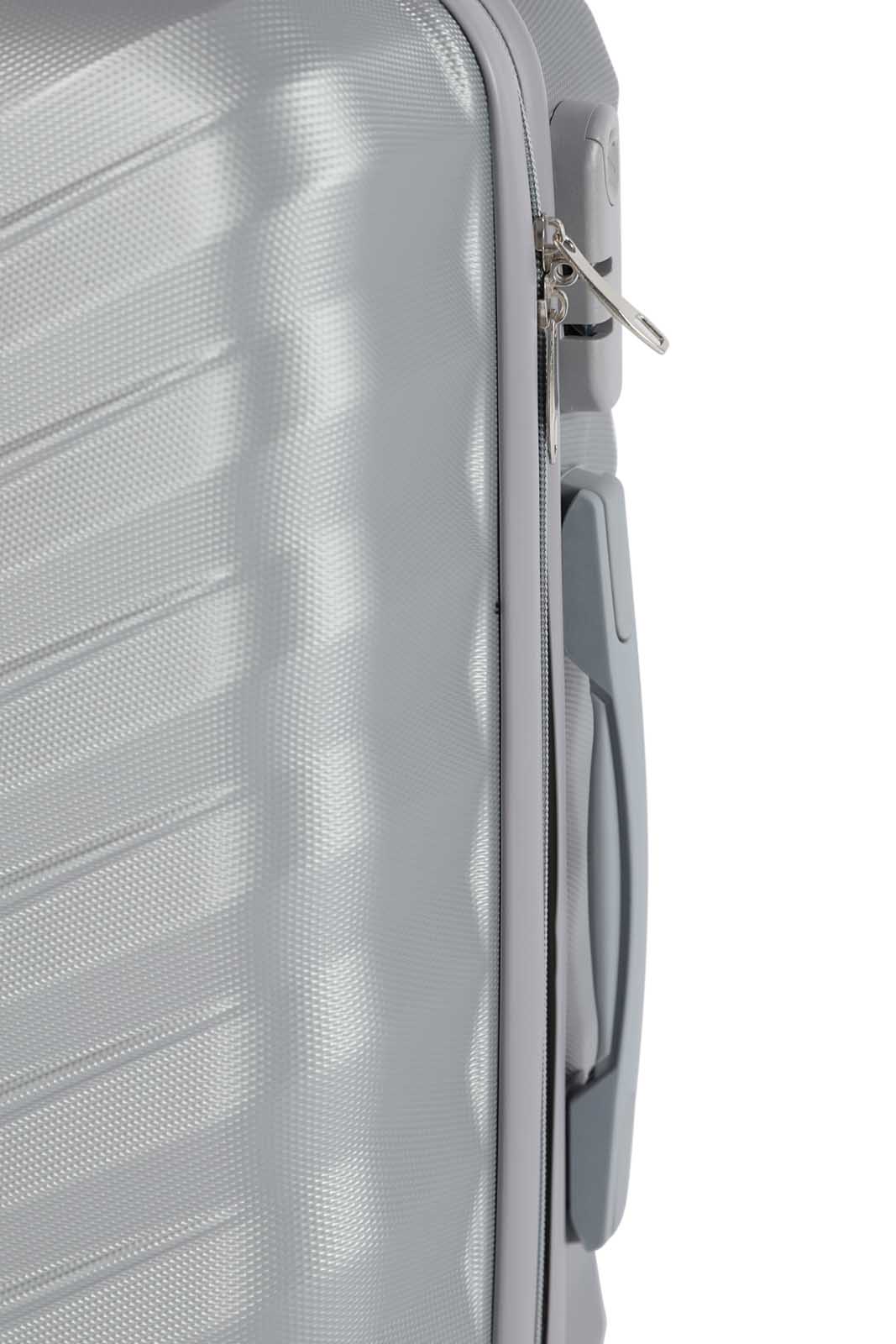 Redtag-Silver-Color-Hard-Abs-Trolley-Lugage-(20-Inch)-Category:Luggage-Trolleys,-Colour:Silver,-Deals:New-In,-Dept:Home,-Filter:Travel-Accessories,-LUG-Luggage-Trolleys,-New-In-LUG-ACC,-Non-Sale,-Section:Homewares,-W22O-Travel-Accessories-