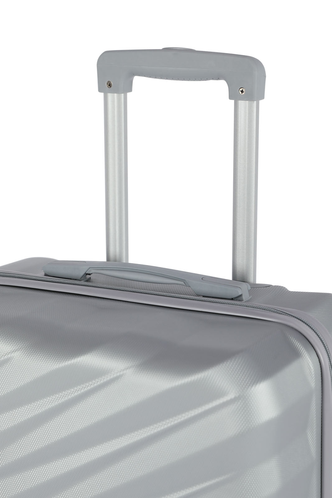 Redtag-Silver-Color-Hard-Abs-Trolley-Lugage-(24-Inch)-Category:Luggage-Trolleys,-Colour:Silver,-Deals:New-In,-Dept:Home,-Filter:Travel-Accessories,-LUG-Luggage-Trolleys,-New-In-LUG-ACC,-Non-Sale,-Section:Homewares,-W22O-Travel-Accessories-