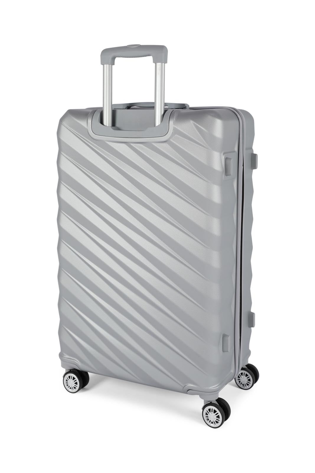 Redtag-Silver-Color-Hard-Abs-Trolley-Lugage-(28-Inch)-Category:Luggage-Trolleys,-Colour:Silver,-Deals:New-In,-Dept:Home,-Filter:Travel-Accessories,-LUG-Luggage-Trolleys,-New-In-LUG-ACC,-Non-Sale,-Section:Homewares,-W22O-Travel-Accessories-