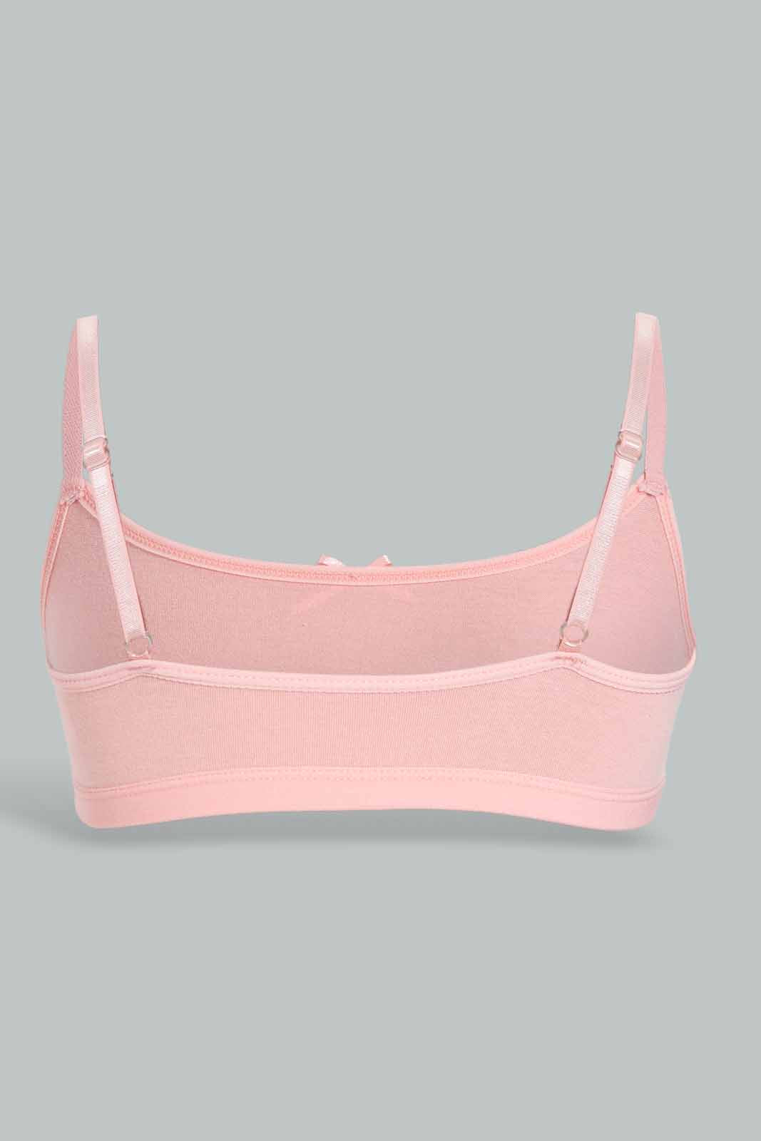 Assorted Plain Bra For Senior Girls (Pack of 3)