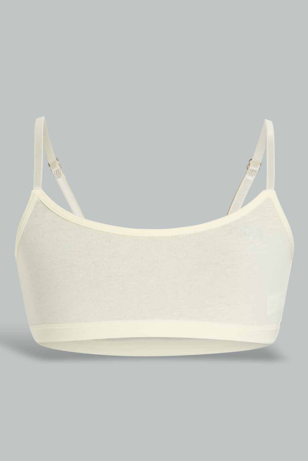 Assorted Plain Bra For Senior Girls (Pack of 3)