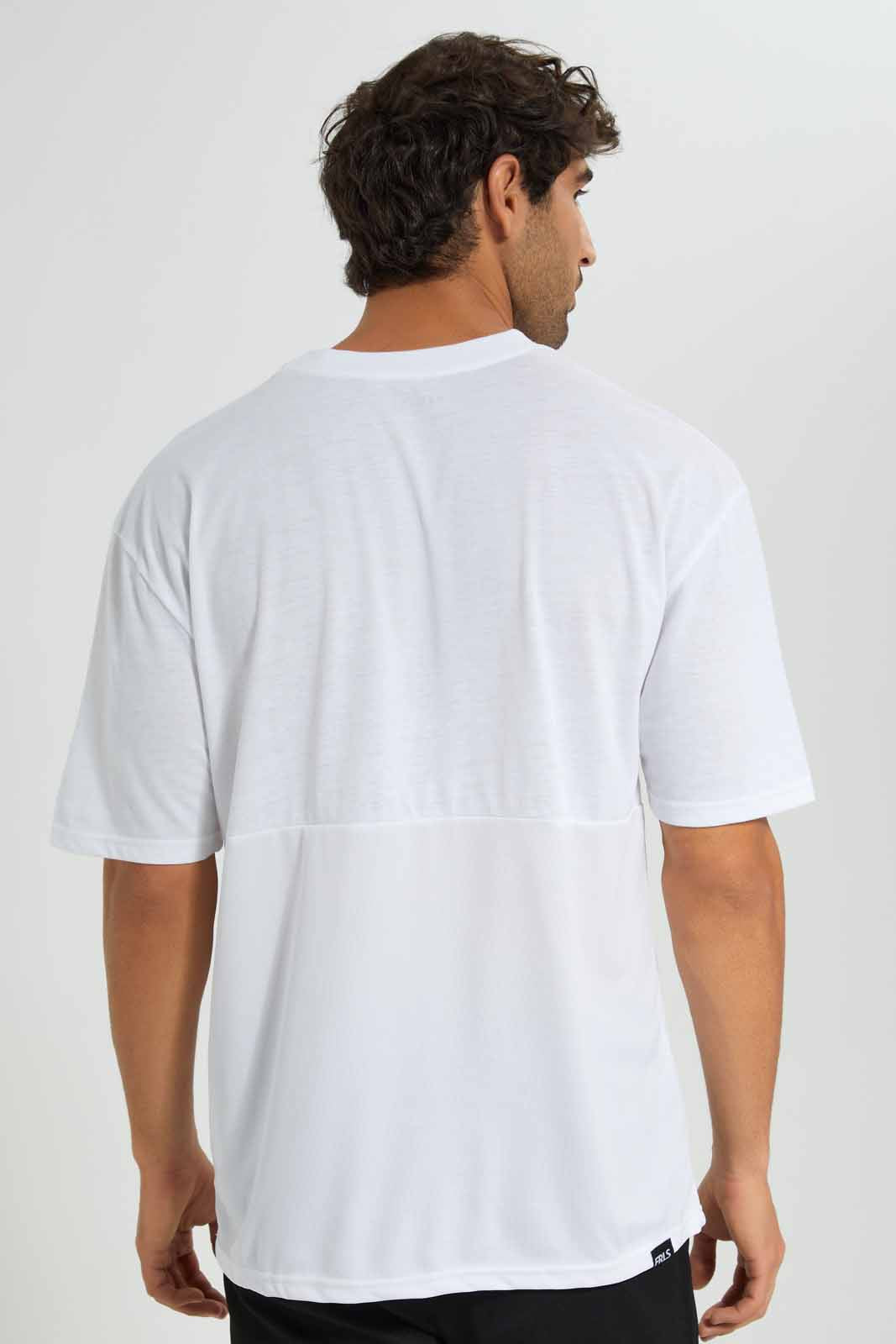 Redtag-White-Cut-Sew-T-Shirt-Category:T-Shirts,-Colour:White,-Deals:New-In,-Filter:Men's-Clothing,-Men-T-Shirts,-New-In-Men,-Non-Sale,-S22D,-Section:Men-Men's-