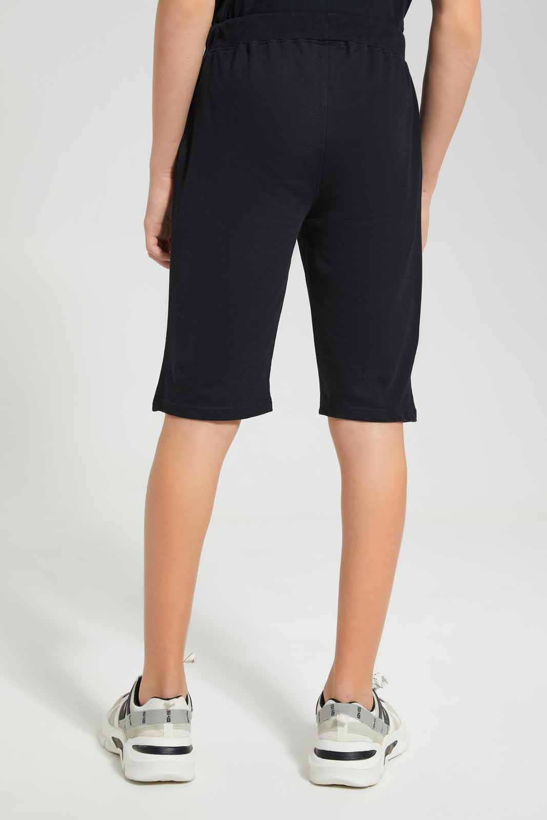 Redtag-Black-Batman-Active-Short-BSR-Shorts,-Category:Shorts,-CHR,-Colour:Black,-Deals:New-In,-Filter:Senior-Boys-(9-to-14-Yrs),-New-In-BSR-APL,-Non-Sale,-S22D,-Section:Boys-(0-to-14Yrs)-Senior-Boys-9 to 14 Years
