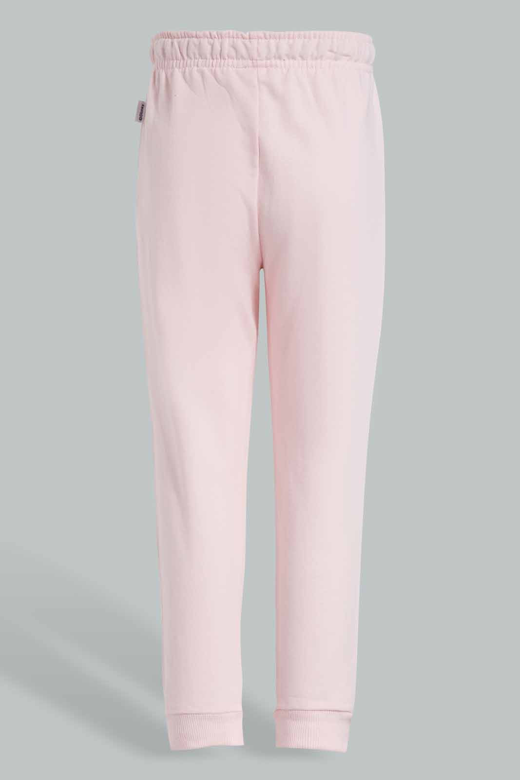 Redtag-Pink-Daisy-Duck-Active-Track-Pant-Category:Joggers,-Colour:Pink,-Filter:Girls-(2-to-8-Yrs),-Girls-Joggers,-New-In,-New-In-GIR,-Non-Sale,-S22C,-Section:Kidswear,-TBL-Girls-