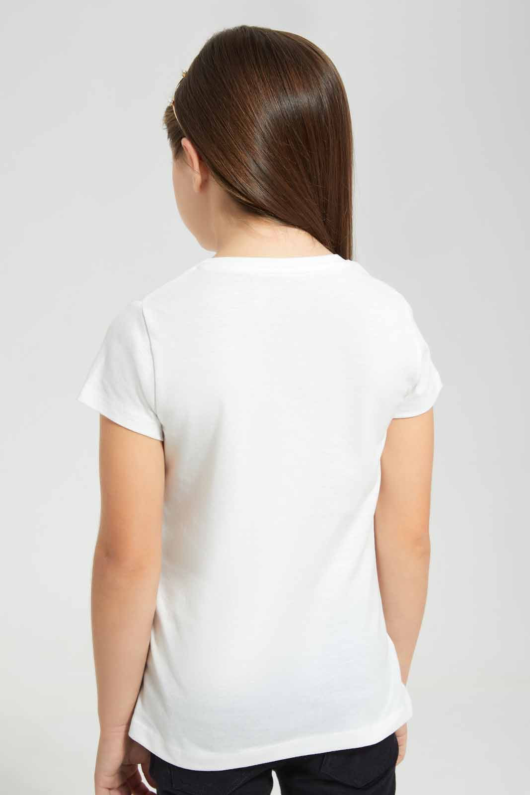 Redtag-Girls-T-Shirt-With-Sugar-Print-Category:T-Shirts,-Colour:Cream,-Deals:New-In,-Filter:Girls-(2-to-8-Yrs),-GIR-T-Shirts,-New-In-GIR-APL,-Non-Sale,-S22D,-Section:Girls-(0-to-14Yrs),-TBL-Girls-2 to 8 Years