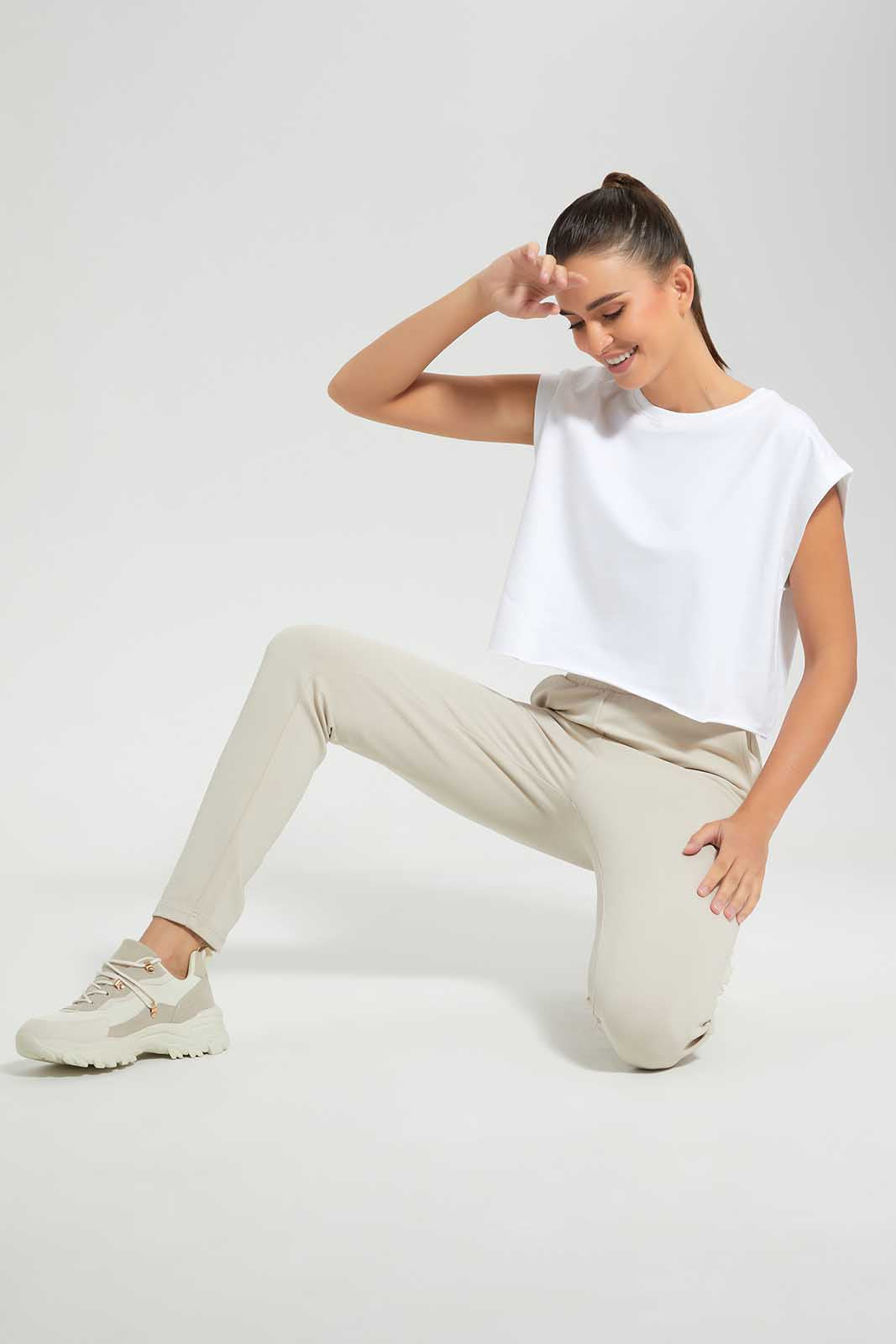 Redtag-White-Oversize-T-Shirt-Category:T-Shirts,-Colour:White,-Deals:New-In,-Filter:Women's-Clothing,-LDC,-LDC-T-Shirts,-New-In-LDC,-Non-Sale,-Section:Women,-W22O-Women's-
