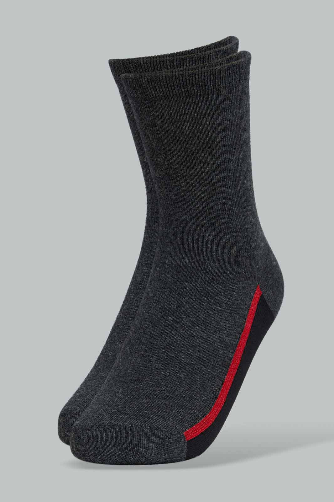 Redtag-Assorted-2-Pcs-Crew-Socks-365,-BSR-Socks,-Category:Socks,-Colour:Assorted,-Deals:New-In,-Filter:Senior-Boys-(9-to-14-Yrs),-New-In-BSR-APL,-Non-Sale,-Section:Boys-(0-to-14Yrs)-Senior-Boys-9 to 14 Years