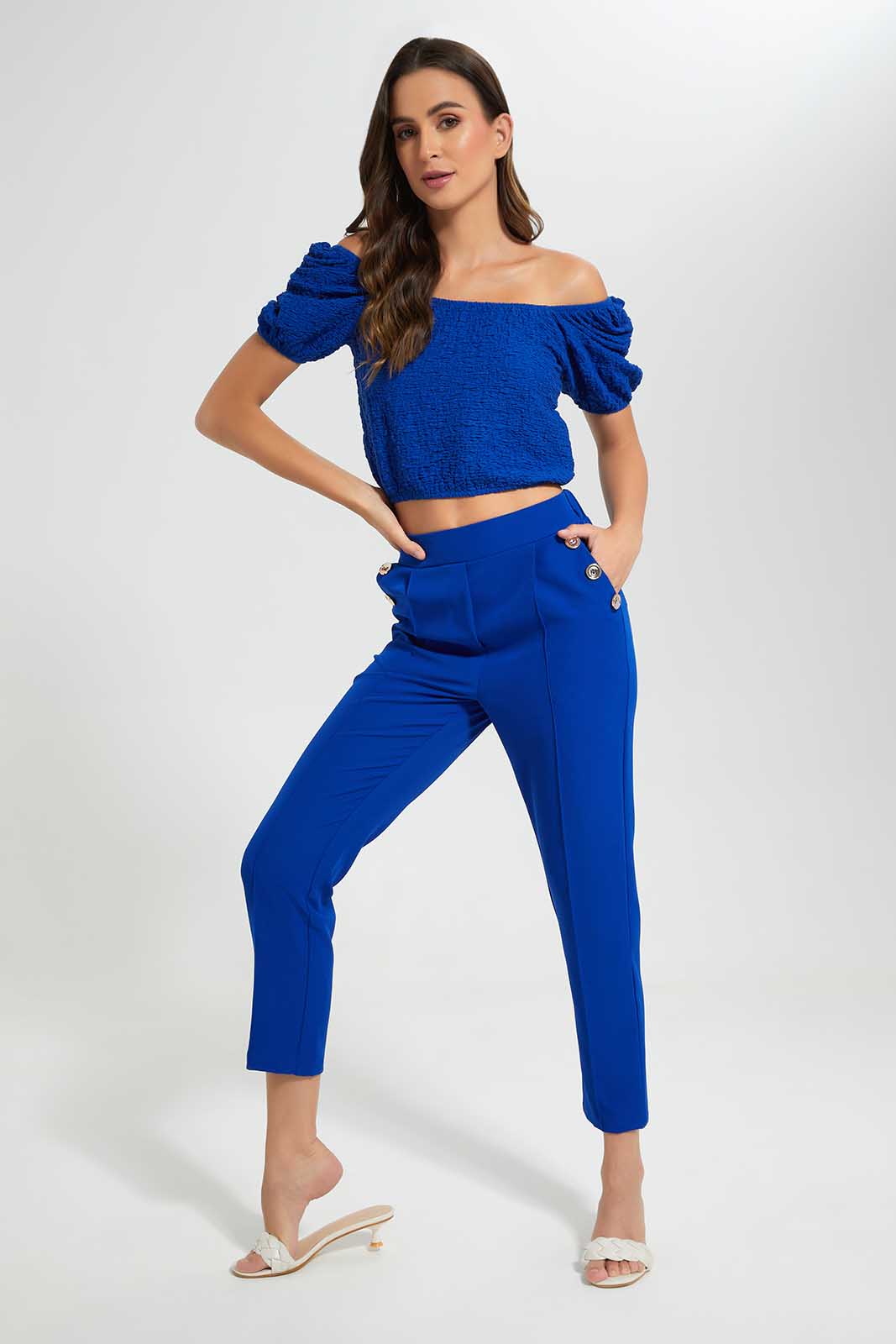 Redtag-Royal-Blue-Crop-Top-Category:Tops,-Colour:Royal,-Deals:New-In,-Filter:Women's-Clothing,-LDC,-LDC-Tops,-New-In-LDC,-Non-Sale,-Section:Women,-W22O-Women's-