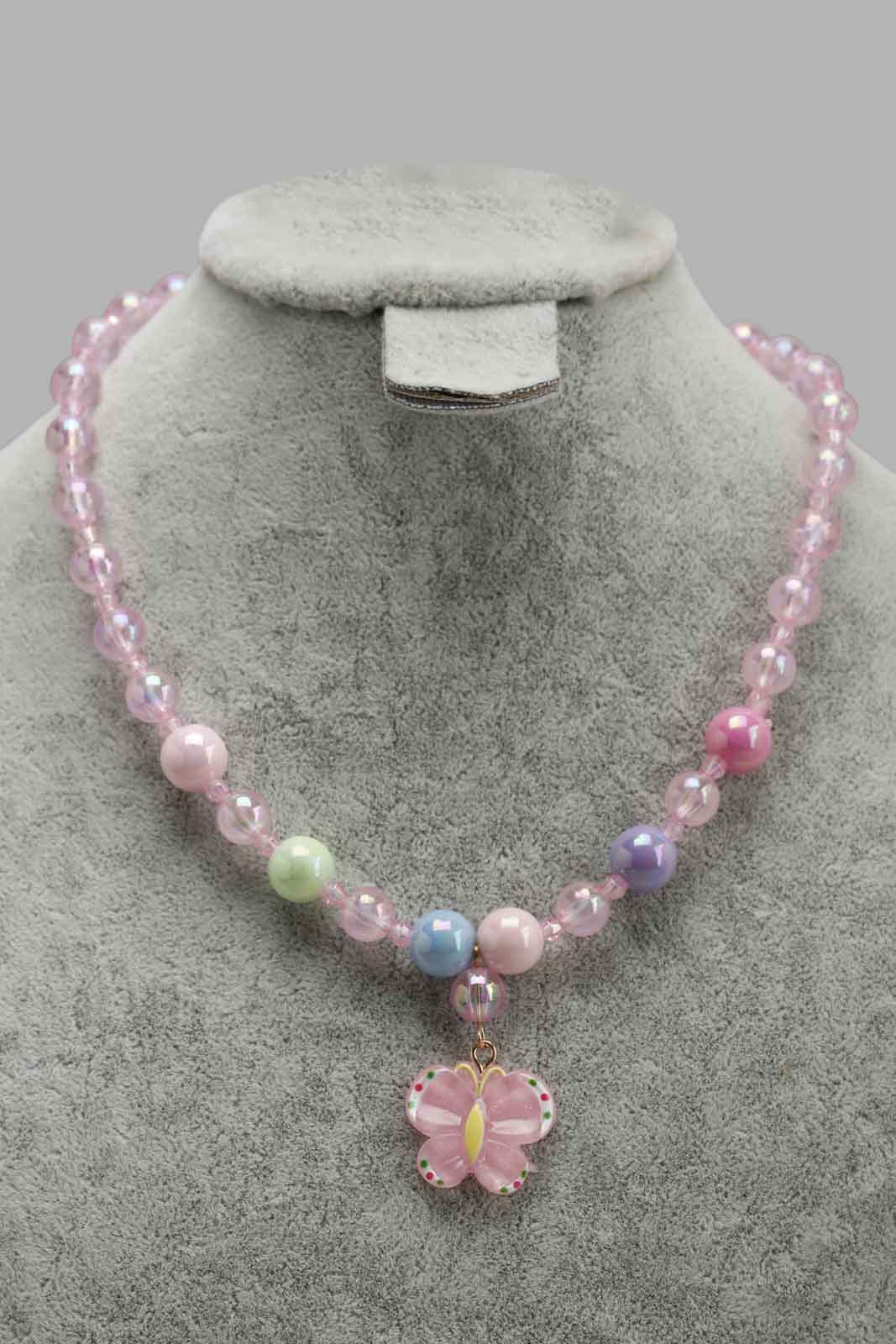Redtag-Necklace-&-Bracelet-Set-Category:Jewellery,-Colour:Assorted,-Filter:Girls-Accessories,-GIR-Jewellery,-New-In,-New-In-GIR-ACC,-Non-Sale,-Section:Girls-(0-to-14Yrs),-W22O-Girls-