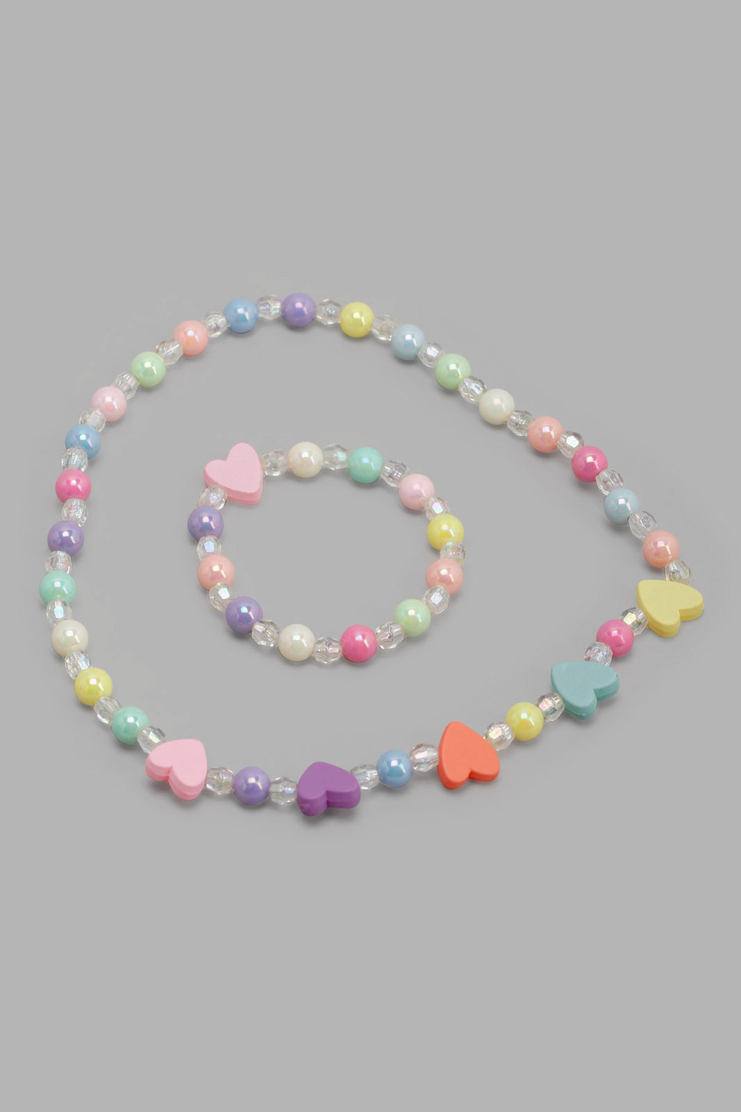 Redtag-Necklace-&-Bracelet-Set-Category:Jewellery,-Colour:Assorted,-Filter:Girls-Accessories,-GIR-Jewellery,-New-In,-New-In-GIR-ACC,-Non-Sale,-Section:Girls-(0-to-14Yrs),-W22O-Girls-