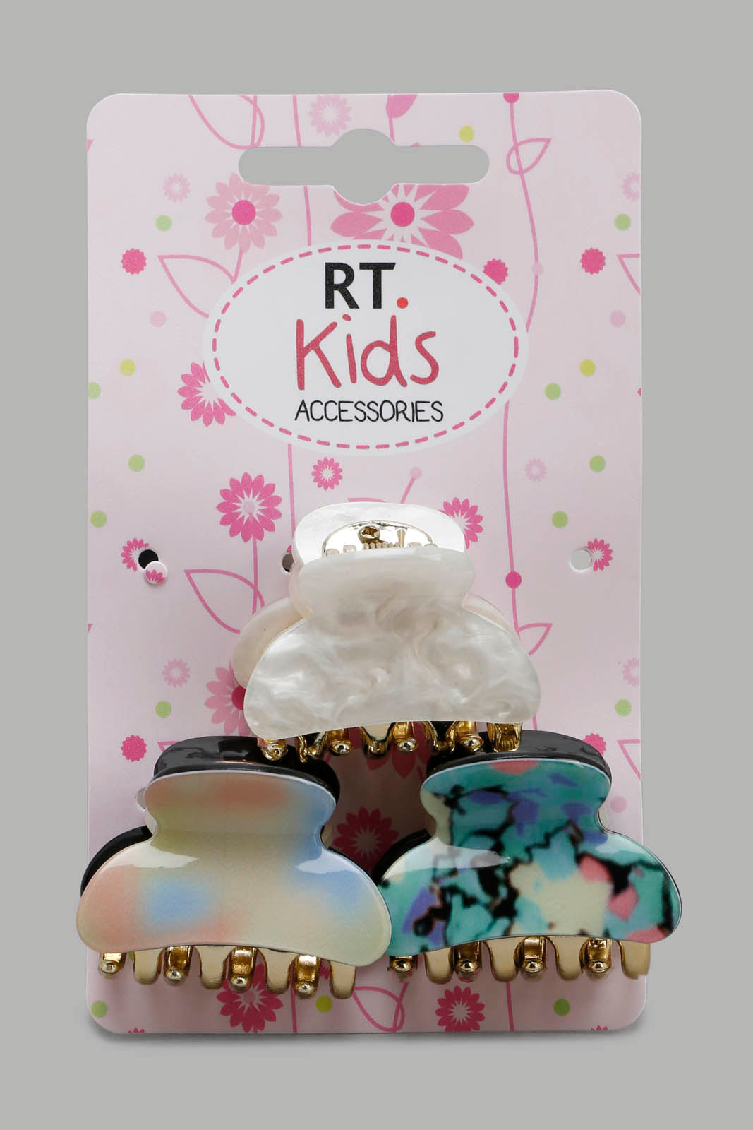 Redtag-Claw-Category:Hair-Accessories,-Colour:Assorted,-Filter:Girls-Accessories,-GIR-Hair-Accessories,-New-In,-New-In-GIR-ACC,-Non-Sale,-Section:Girls-(0-to-14Yrs),-W22O-Girls-