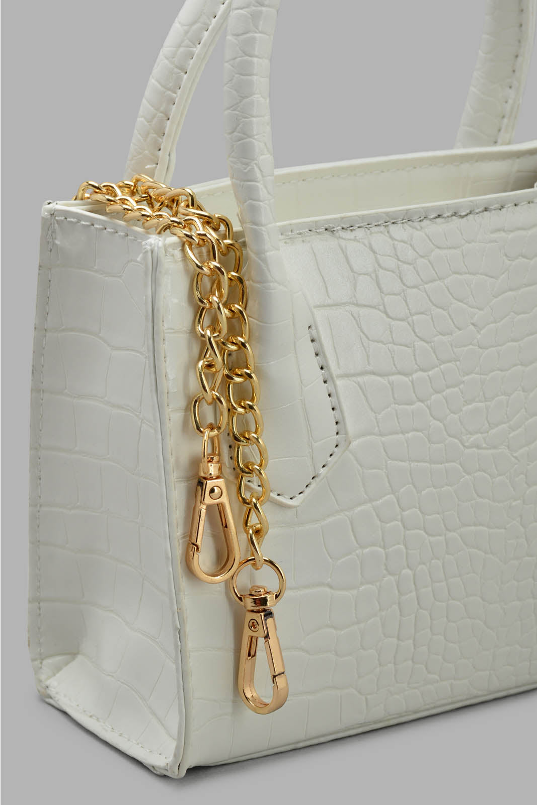 Redtag-White-Textured-Cross-Body-Bag-Category:Bags,-Colour:White,-Filter:Girls-Accessories,-GIR-Bags,-New-In,-New-In-GIR-ACC,-Non-Sale,-S22C,-Section:Girls-(0-to-14Yrs)-Girls-