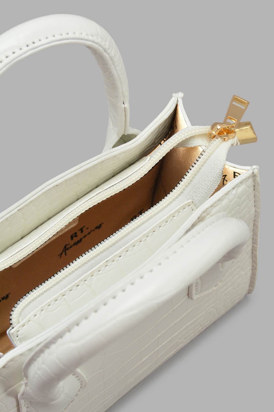 Redtag-White-Textured-Cross-Body-Bag-Category:Bags,-Colour:White,-Filter:Girls-Accessories,-GIR-Bags,-New-In,-New-In-GIR-ACC,-Non-Sale,-S22C,-Section:Girls-(0-to-14Yrs)-Girls-