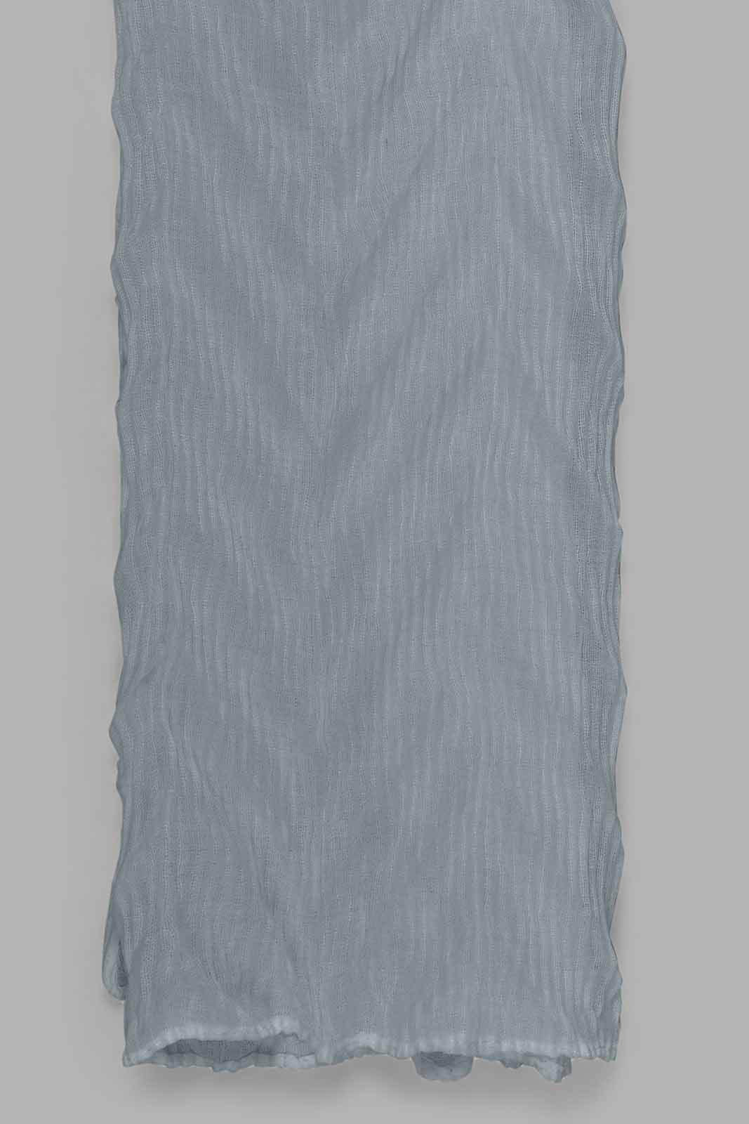 Redtag-Grey-Crinkle-Scarf-Category:Scarves,-Colour:Grey,-Filter:Girls-Accessories,-GIR-Scarves,-New-In,-New-In-GIR-ACC,-Non-Sale,-Section:Girls-(0-to-14Yrs),-W22O-Girls-